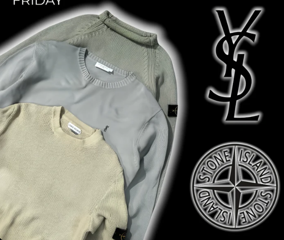 Ysl & Stone Island knitwear supplier - Verified & trusted